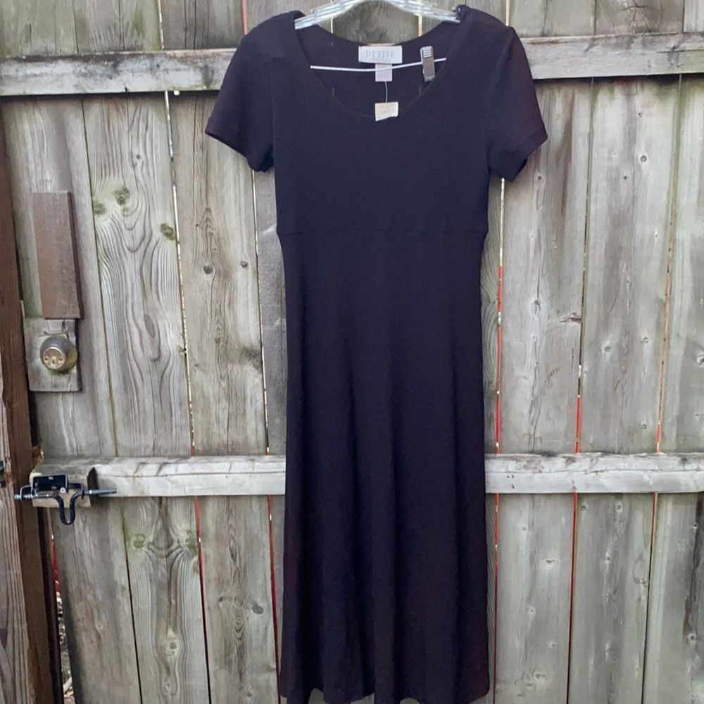 Petite Sophisticate Black Dress sz. 6 petite NWT - Picture 1 of 2